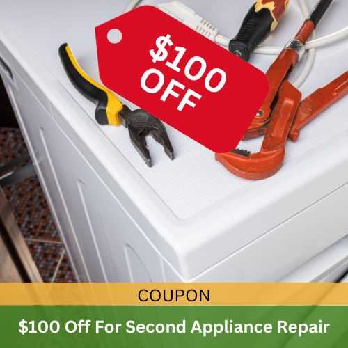 Coupon Second Appliance Repair